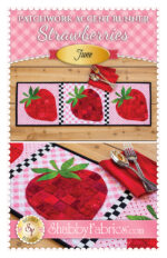 Patchwork Accent Runner:  June Strawberries SF 49958