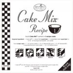 Cake Mix Recipe 1 Miss Rosie's Quilt Co. CM1