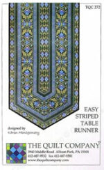 Easy Striped Table Runner TQC8140