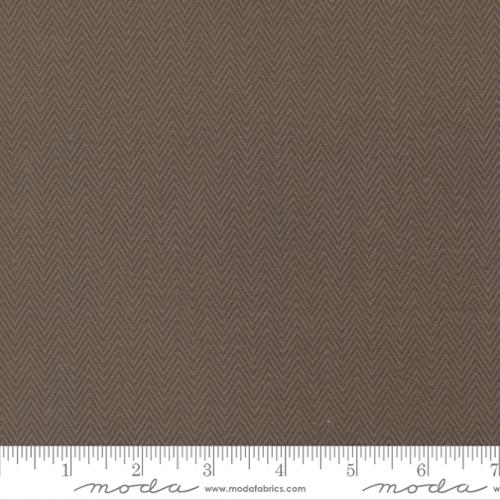 Autumn Gatherings Flannel in DIrt Herringbone by Moda Fabrics - Calico ...