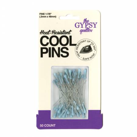 The Gypsy Quilter Cool Pins Bohemian Blue 50pc TGQ075