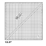 Half-Square Triangle Ruler 12 1/2″ x 12 1/2″ HST-12.5