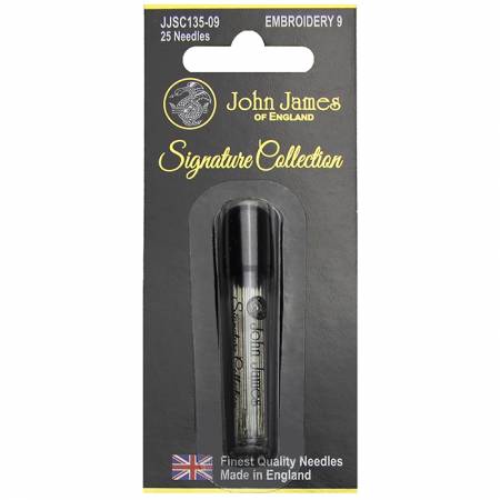 John James Signature Collection Embroidery Size 9, 25ct. JJSC135-09