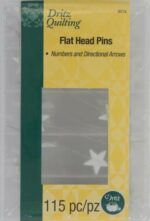 Dritz Quilting - Flathead Numbered & Directional Pins 115ct 3019D