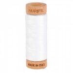 Mako Cotton Thread Solid 80wt 300yds White A1080-2024