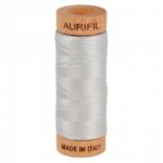 Mako Cotton Thread Solid 80wt 300yds Aluminum A1080-2615