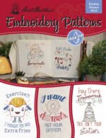 Aunt Marthas Embroidery Transfer Pattern Book Kitchen Humor 414CP