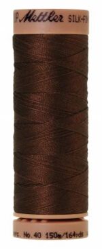 Silk-Finish 40wt Solid Cotton Thread 164yd/150M Friar Brown by Mettler 9136-0173