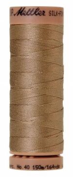 Silk-Finish 40wt Solid Cotton Thread 164yd/150M Caramel Cream by Mettler 9136-0285