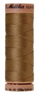 Silk-Finish 40wt Solid Cotton Thread 164yd/150M Dark Tan by Mettler 9136-0287