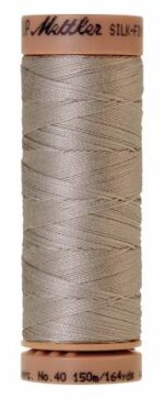 Silk-Finish 40wt Solid Cotton Thread 164yd/150M Ash Mist by Mettler 9136-0331