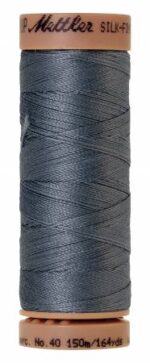 Silk-Finish 40wt Solid Cotton Thread 164yd/150M Flint Stone by Mettler 9136-0342