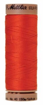 Silk-Finish 40wt Solid Cotton Thread 164yd/150M Paprika by Mettler 9136-0450