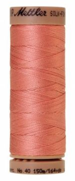 Silk-Finish 40wt Solid Cotton Thread 164yd/150M Antique Pink by Mettler 9136-0637