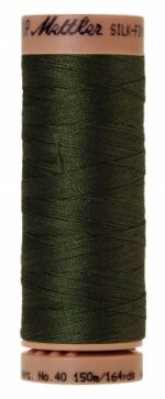Silk-Finish 40wt Solid Cotton Thread 164yd/150M Cypress by Mettler 9136-0886