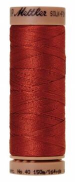 Silk-Finish 40wt Solid Cotton Thread 164yd/150M Brick by Mettler 9136-1074