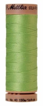 Silk-Finish 40wt Solid Cotton Thread 164yd/150M Jade Lime by Mettler 9136-1527
