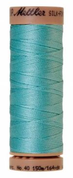 Silk-Finish 40wt Solid Cotton Thread 164yd/150M Blue Curacao by Mettler 9136-2792