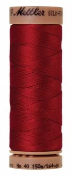 Silk-Finish 40wt Solid Cotton Thread 164yd/150M Navy by Mettler 9136-0504