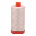 Mako Cotton Thread Solid 50wt 1422yds Light Sand by Aurifil USA A1050-2000