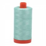 Mako Cotton Thread Solid 50wt 1422yds Medium Mint by Aurifil USA A1050-2835