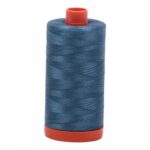 Mako Cotton Thread Solid 50wt 1422yds Smoke Blue by Aurifil USA A1050-4644