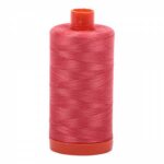 Mako Cotton Thread Solid 50wt 1422yds Medium Red by Aurifil USA A1050-5002