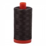 Mako Cotton Thread Solid 50wt 1422yds Asphalt by Aurifil USA A1050-5013