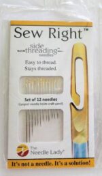 The Needle Lady's Side Threading Needles 12pc SEN-SR12