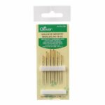 Clover Tapestry Gold Eye Needles Assorted Sizes 18-22 6ct 238CV-18-22