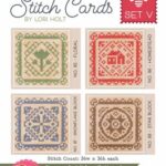 Stitch Card Set V by It's Sew Emma ISE-4059