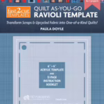fast2cut Quilt As-You-Go Ravioli Template by Paula Doyle 20555