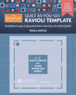 fast2cut Quilt As-You-Go Ravioli Template by Paula Doyle 20555