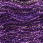 Gigi in the Garden in Purple Abstract Circles By Camelot 16240105-02