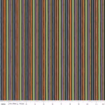 Trick or Treat in Black Stripes By Riley Blake C15965-BLACK