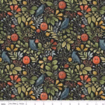Trick or Treat in Black Foliage By Riley Blake CD15961-BLACK