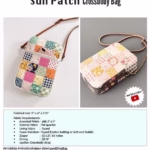 Sun Patch Crossbody Bag Pattern by Sewing Illustration SI-BP7