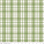Santa's Tree Farm in Plaid Green By Riley Blake C16453-GREEN