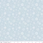 Santa's Tree Farm in Snowflakes Sky By Riley Blake C16454-SKY