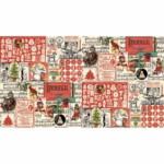 Classic Christmas in Parchment Christmas Collage By Riley Blake C16282-PARCHMENT