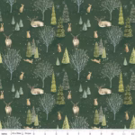Santa's Tree Farm in Woodland Forest By Riley Blake CD16451-FOREST