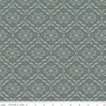 Olive Grove in Teal Damask By Riley Blake C16633-TEAL