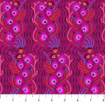 Allegory in Magenta Tambourine By Anna Maria Textiles for Northcott AMT147-28L